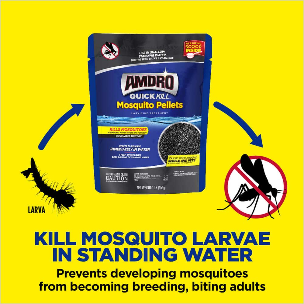 AMDRO quick kill mosquito pellets